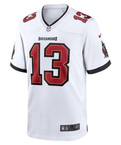 Alternative view of Mike Evans Tampa Bay Buccaneers Nike White Game Jersey -  White