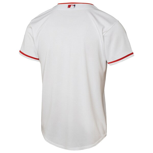 Los Angeles Angels Nike Youth Home Replica Jersey - White - Image 4