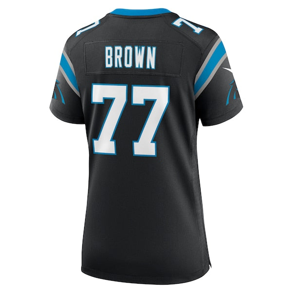 Deonte Brown Carolina Panthers Nike Women's Team Game Jersey - Black - Image 3