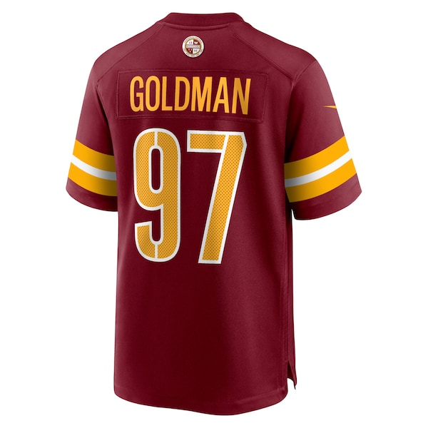 Eddie Goldman Washington Commanders Nike Team Game Jersey - Burgundy - Image 3
