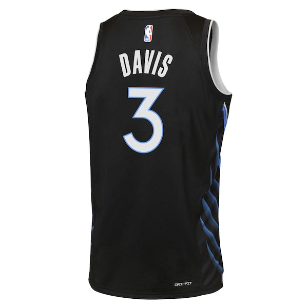 Anthony Davis Dallas Mavericks Nike Youth 2025/26 City Edition Swingman Jersey - Black - Image 3