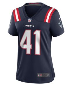 Alternative view of Brenden Schooler New England Patriots Nike Women's Game Player Jersey - Navy