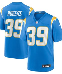 Eric Rogers Los Angeles Chargers Nike Team Game Jersey -  Powder Blue
