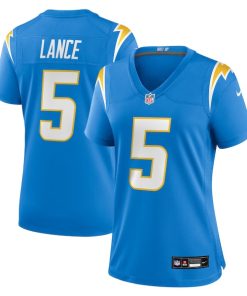 Trey Lance Los Angeles Chargers Nike Women's Team Game Jersey -  Powder Blue