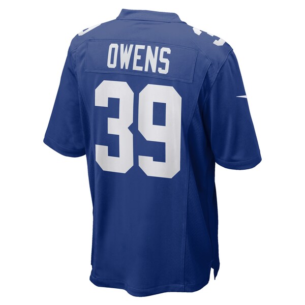 Gervarrius Owens New York Giants Nike Team Game Jersey - Royal - Image 3