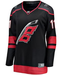 Alternative view of Jordan Staal Carolina Hurricanes  Women's Alternate Breakaway Jersey - Black