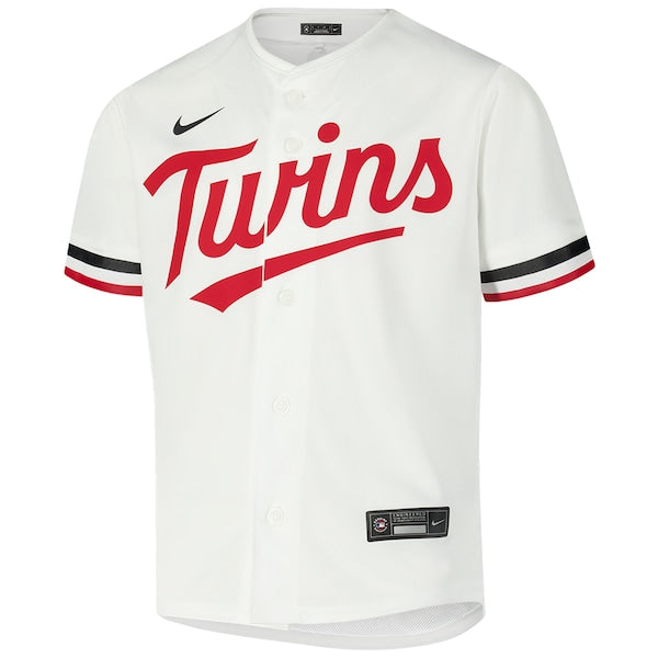 Minnesota Twins Nike Youth Home Game Jersey - White - Image 2