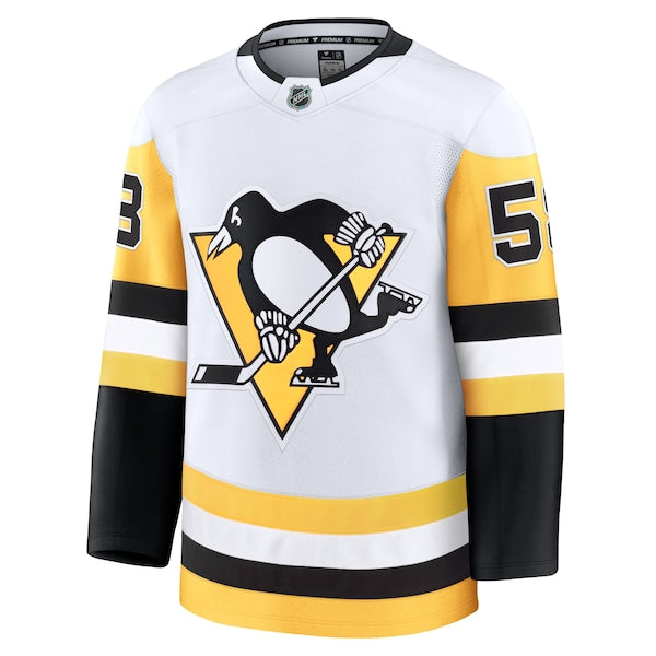 Kris Letang Pittsburgh Penguins Premium Jersey - White/Black - Image 3
