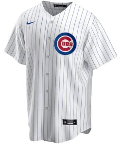 Alternative view of Chicago Cubs Nike Home Pick-A-Player Retired Roster Replica Jersey - White