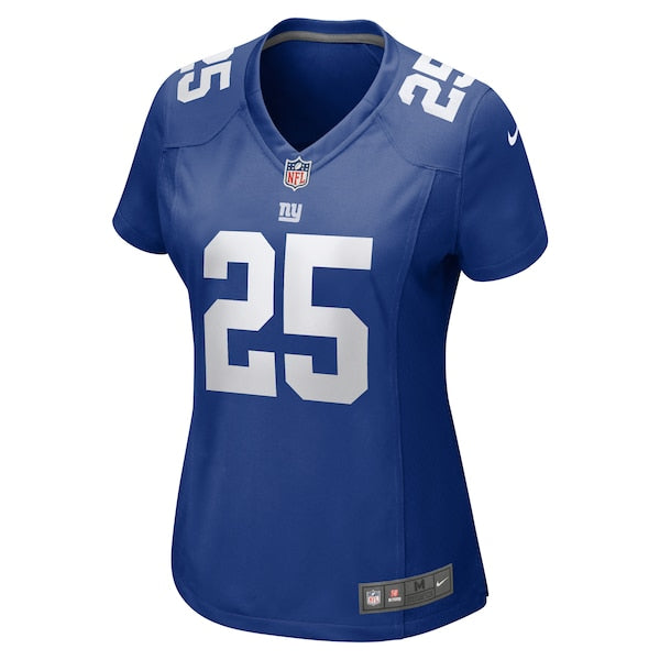 Deonte Banks New York Giants Nike Women's Team Game Jersey - Royal - Image 2