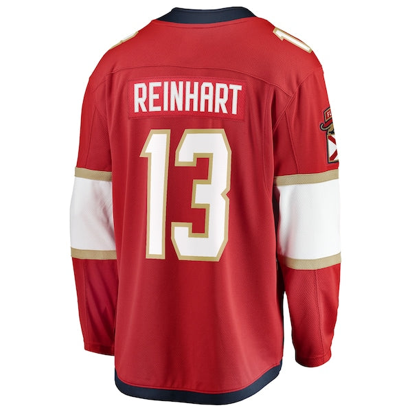 Sam Reinhart Florida Panthers 2025 Stanley Cup Champions Breakaway Jersey - Red - Image 3