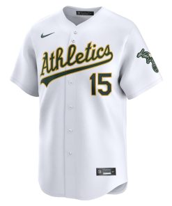 Alternative view of Seth Brown Oakland Athletics Nike Home Limited Player Jersey - White