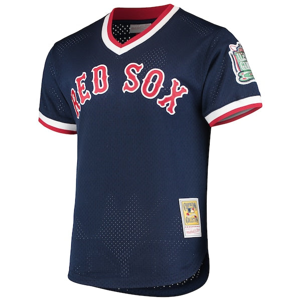Pedro Martinez Boston Red Sox 1999 Cooperstown Collection Mesh Batting Practice Jersey - Navy - Image 2