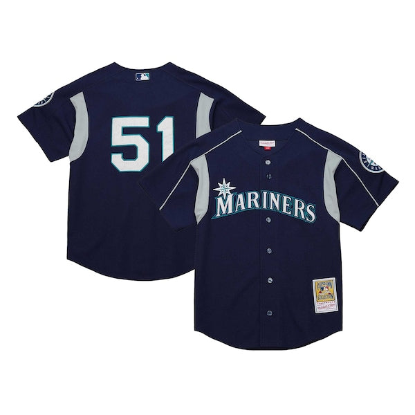 Ichiro Suzuki Seattle Mariners Cooperstown Collection Batting Practice Jersey - Navy