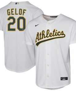 Zack Gelof Athletics Nike Youth Home Replica Player Jersey - White