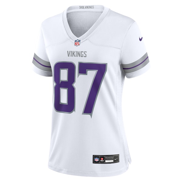 T.J. Hockenson Minnesota Vikings Nike Women's Alternate Game Player Jersey - White - Image 2