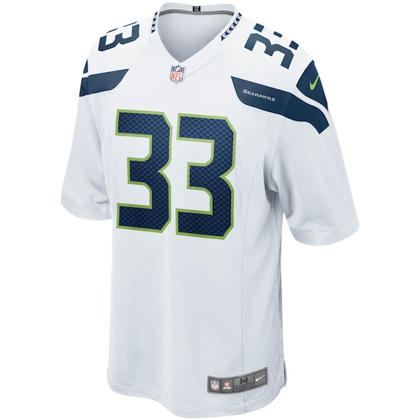 Jamal Adams Seattle Seahawks Nike Game Jersey - White/Navy - Image 3