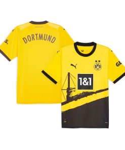 Borussia Dortmund Puma 2023/24 Home Replica Jersey - Yellow