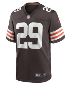 Alternative view of Cameron Mitchell Cleveland Browns Nike Team Game Jersey -  Brown