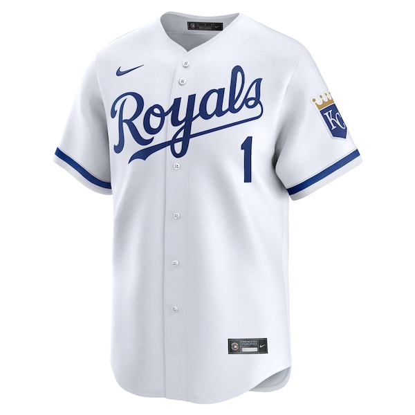 Kansas City Royals Nike #1 Dad Home Limited Jersey - White - Image 2