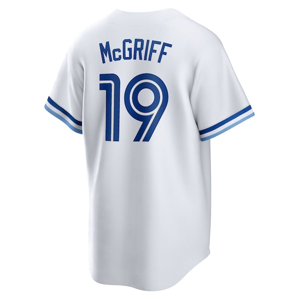 Fred McGriff Toronto Blue Jays Nike Cooperstown Collection 2023 Hall of Fame Inline Replica Jersey - White - Image 3