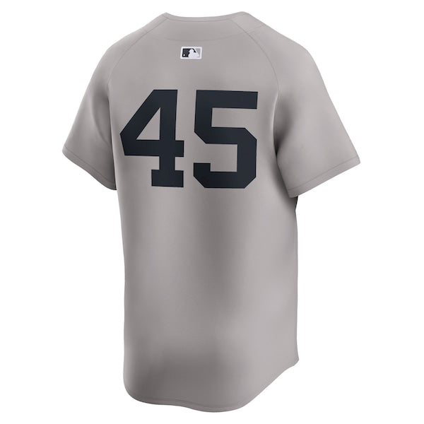 Gerrit Cole New York Yankees Nike Away Limited Player Jersey - Gray/White - Image 4