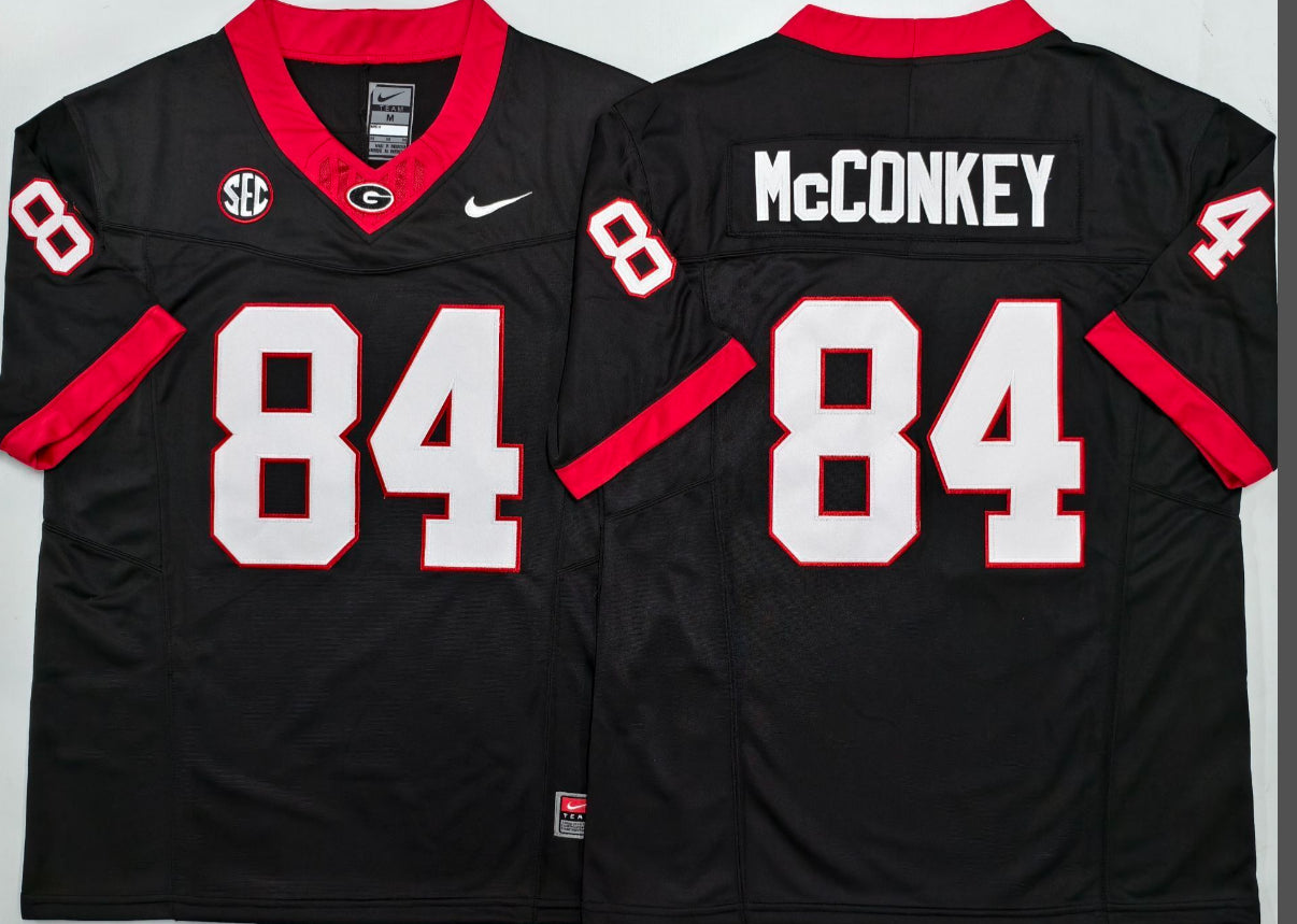 Ladd McConkey NCAA Georgia Bulldogs Nike Vapor Limited Jersey