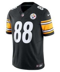 Alternative view of Pat Freiermuth Pittsburgh Steelers Nike Vapor F.U.S.E. Limited Jersey - Black
