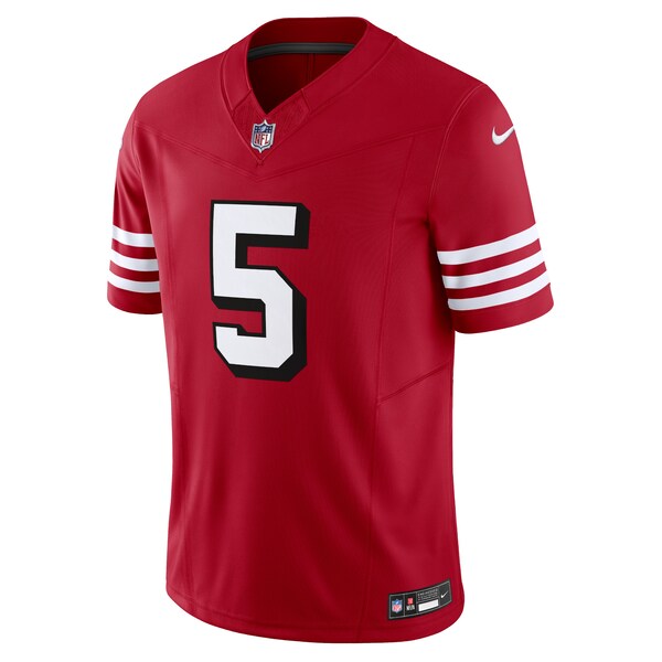 Trey Lance San Francisco 49ers Nike Vapor F.U.S.E. Limited Jersey - Scarlet - Image 2