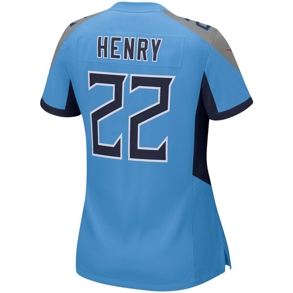 Derrick Henry Tennessee Titans Nike Women's Game Jersey - Light Blue - Image 3
