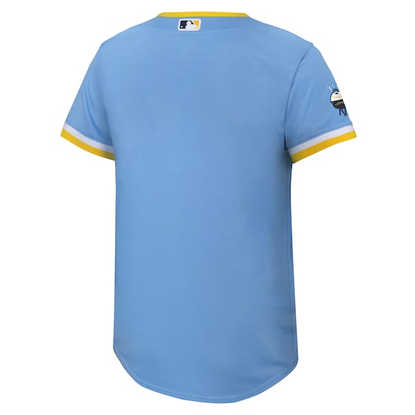 Milwaukee Brewers Nike Toddler 2022 City Connect Replica Team Jersey - Powder Blue - Image 3