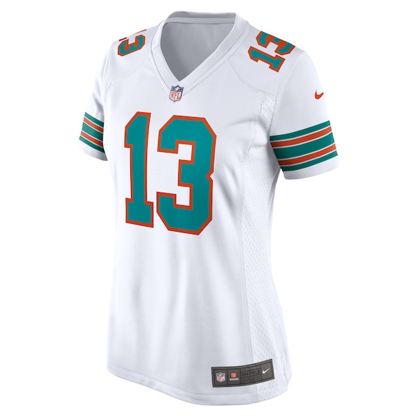 Dan Marino Miami Dolphins Nike Women's Retired Player Jersey - White/Aqua - Image 3