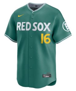 Alternative view of Jarren Duran Boston Red Sox Nike 2025 City Connect Limited Player Jersey - Green