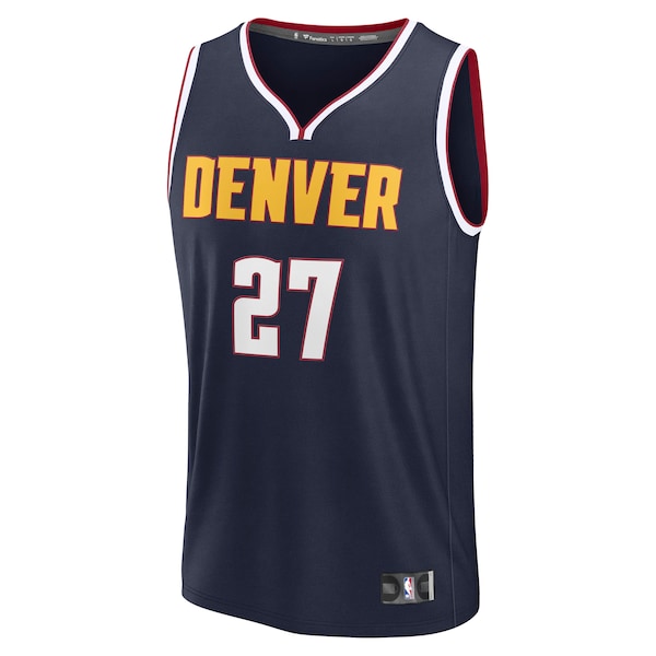 Jamal Murray Denver Nuggets Fast Break Replica Player Jersey - Icon Edition - Navy - Image 2