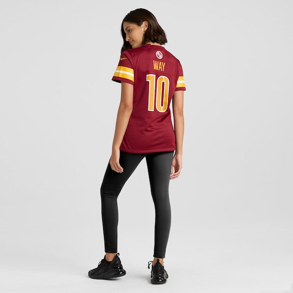 Tress Way Washington Commanders Nike Women's Game Jersey - Burgundy - Image 4