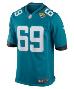 Alternative view of Tyler Shatley Jacksonville Jaguars Nike Game Jersey - Teal