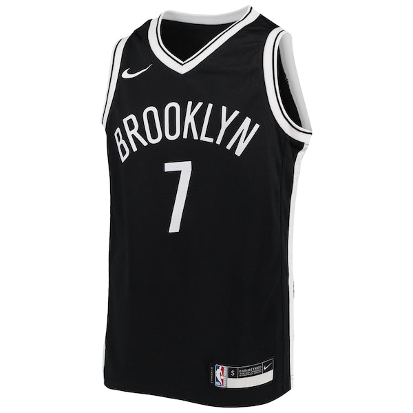 Kevin Durant Brooklyn Nets Nike Youth Swingman Jersey - Icon Edition - Black - Image 3