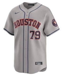 Alternative view of Jose Abreu Houston Astros Nike Away Limited Player Jersey - Gray