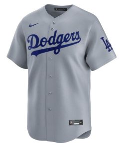 Alternative view of Los Angeles Dodgers Nike Alternate Limited Jersey - Gray
