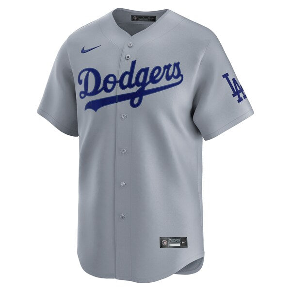 Los Angeles Dodgers Nike Alternate Limited Jersey - Gray - Image 2