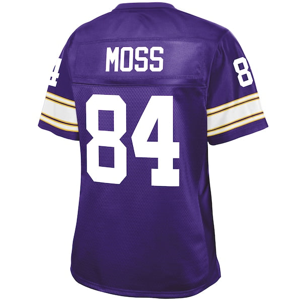 Randy Moss Minnesota Vikings NFL Pro Line Women's Retired Player Replica Jersey - Purple - Image 3