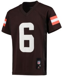 Alternative view of Baker Mayfield Cleveland Browns Youth Replica Player Jersey - Brown