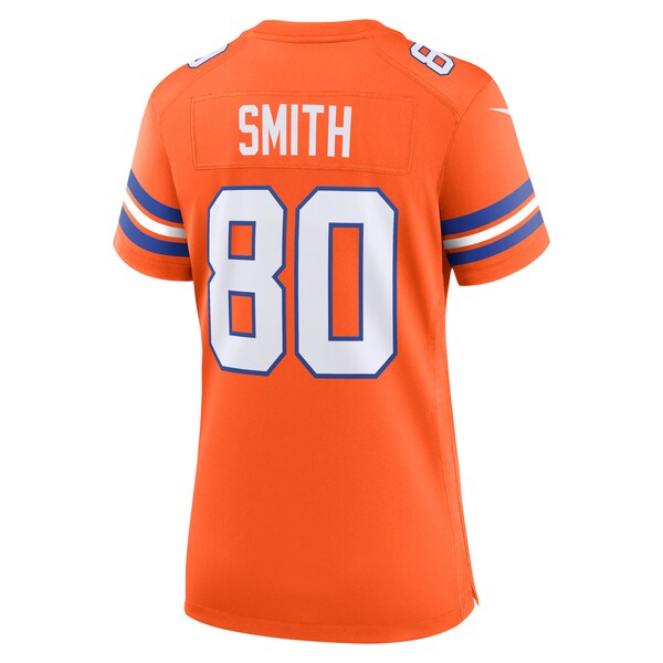 Rod Smith Denver Broncos Nike Women's Mile High Collection 1977 Throwback Retired Player Game Jersey - Orange - Image 3