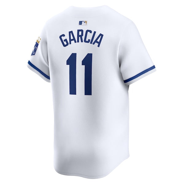 Maikel Garcia Kansas City Royals Nike Home Limited Player Jersey - White - Image 3