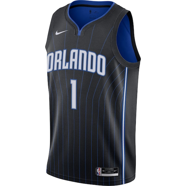 Jonathan Isaac Orlando Magic Nike Swingman Jersey - Black - Icon Edition - Image 2