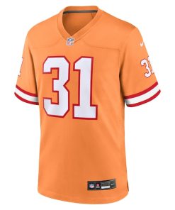Alternative view of Antoine Winfield Jr. Tampa Bay Buccaneers Nike Throwback Game Jersey - Orange