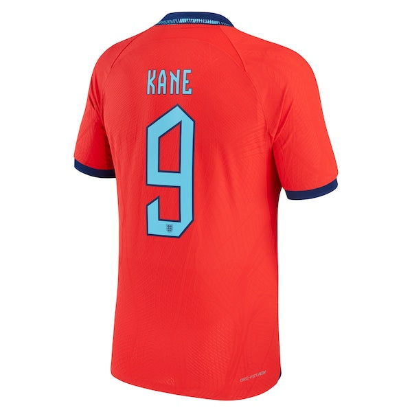 Harry Kane England National Team Nike 2022/23 Away Vapor Match Authentic Player Jersey - Red - Image 2