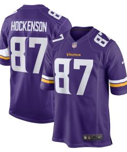 T.J. Hockenson Minnesota Vikings Nike Game Player Jersey - Purple