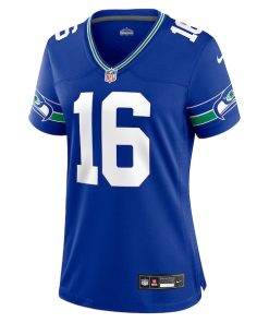 Alternative view of Tyler Lockett Seattle Seahawks Nike Women's Player Jersey - Royal