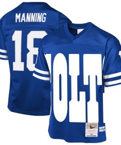 Peyton Manning Indianapolis Colts 1998 Throwback Fashion Jersey - Royal